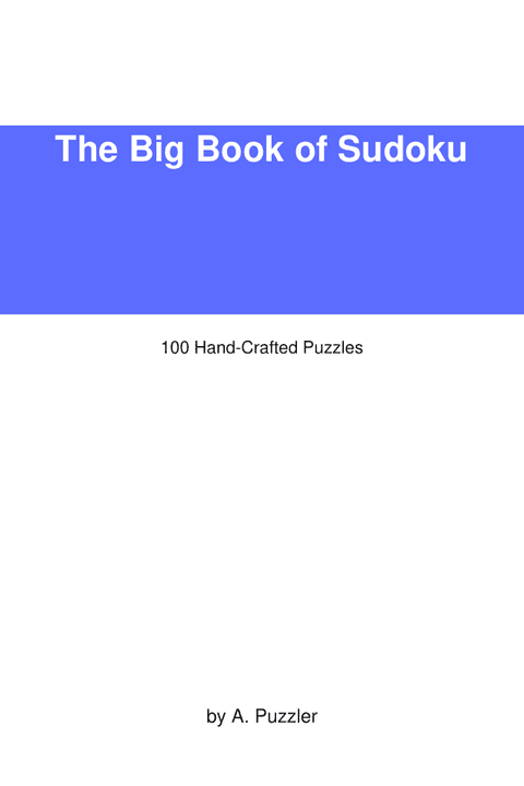 Book sample output